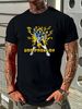 Ace Frehley Men T-shirt Black Cotton Tee Unisex All Sizes Comfortable Versatile Designer Clothes Stretched Slightly Top For Everyday Wear_viptrois.com