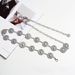 High-grade metal waist chain accessories skirt sweater empty flower chain all-match Belt Women's waist tight thin pants chain_viptrois.com