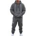 Men's Clothing Winter Heavy Velvet Men Casual Suit Loose Sports Multi Pocket Workwear_viptrois.com