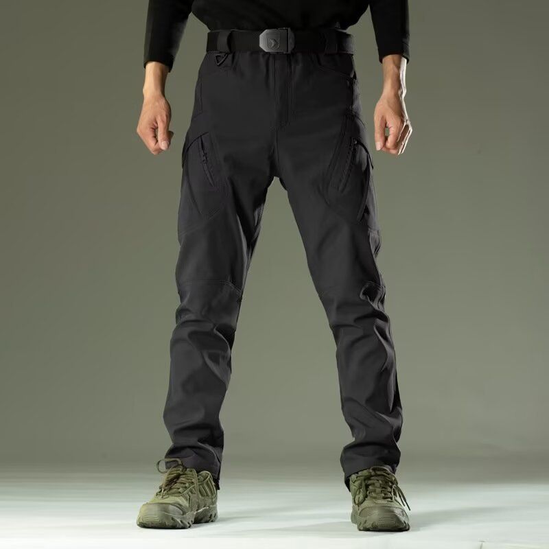 Men's Tactical Cargo Pants - Lightweight Outdoor Commuter Work Pants With Multi-Pockets, Straight Leg, Stretch Fabric For Spring & Summer_viptrois.com