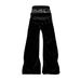 2026 Popular Hot Sale Gothic Fashion Street Trend Horn Fake Two-piece Trousers Winter European And American New Clothing_viptrois.com