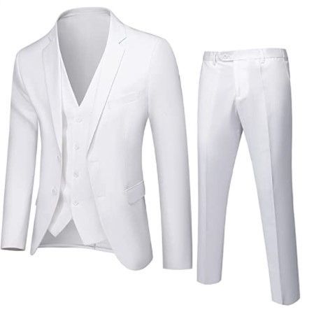 Men's Clothing Suit Two Piece Slim Suit Business Professional Formal Wear Best Man Groom Wedding Dress_viptrois.com