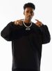 Men's Clothing Spring and Autumn new round neck black and white basic logo pure cotton long sleeved T shirt men and women loose casual hip hop couple_viptrois.com