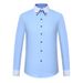 CT New Men's Long Sleeve Fashion Slim Fit Korean Style Shirt Business Professional Top Company Bulk Purchase_viptrois.com