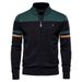 Pure 2024 Autumn Winter European Size Cross-Border Cardigan Sweater Zipper Knitwear High-Quality Men's Fashion New_viptrois.com
