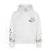 High Street Design Small Floral Embroidery Hooded Loose Casual Autumn Winter Men's Vibe Trend Pullover Sweatshirt_viptrois.com