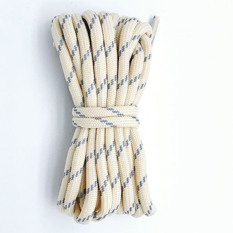 Shoelaces Round Reflective Thick Oblique Dot Shoelaces Manufacturers Spot Diameter 5mm Cotton Rope Color Braided Trouser Waist Rope_viptrois.com