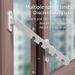 Child Safety lock Stopper Falling Prevention Lock Limiter Care for Baby Child Protection Window Restrictor Adjustable Windowlock_viptrois.com