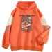 Spring And Autumn Color Block High-end Cartoon Anime Print New Cool Internet Celebrity Long Sleeve Sweatshirt_viptrois.com