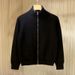 Loom Loom European And American Simple High-End Stand Knitted Cardigan Men Winter Half High Collar Sweater Jacket_viptrois.com