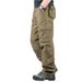 Men's Clothing Multi Pocket Workwear Trousers Loose Casual Straight Pants_viptrois.com
