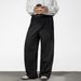 Men's Clothing Striped Trousers Men's Autumn And Winter New Light Luxury Old Money Style Casual Trousers Silhouette Versatile Long Trousers_viptrois.com