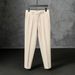 Men's Summer Ice Silk Dress Pants – Slim Fit Straight Leg Business Casual Trousers (Wrinkle-Resistant, Breathable Polyester)_viptrois.com