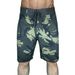 Men's Beach Pants Quick-Drying Camouflage Print Four-Sided Elastic No Elastic Home Casual Shorts Tough Guy Army Green H Shorts_viptrois.com
