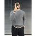 Sweater For Autumn And Winter, Loose Fitting, Inner Layer, Knitted Sweater, Youth Thread Jacket, Versatile_viptrois.com