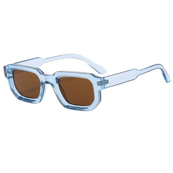 Men's Sunglasses Square Frame Trendy Street Shooting Sunglasses Retro Thickened Sunglasses Ladies Sunglasses_viptrois.com