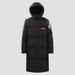 Premium Couple's Winter Hooded Down Jacket – Warm & Stylish Long Coat With 550 Fill Power Duck Feather For Cold Weather (Black/White, S-Xxxl)_viptrois.com