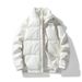 Men's Clothing pu leather Silk cotton jacket men's winter thick white duck Silk cotton winter wear trendy leather jacket wash free jacket_viptrois.com