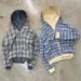 Reversible Zip-Up Hoodie - Streetwear Essential With Plaid & Stripes For Men & Women_viptrois.com