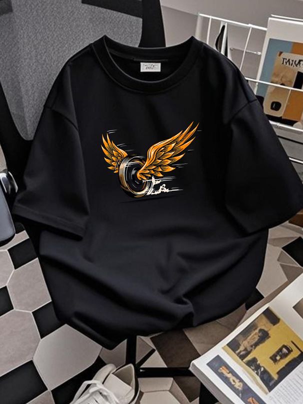 NEW LIMITED Vintage Winged Wheel Motorcycle Biker Retro Classic T-Shirt S-3XL Casual Versatile Graphic Breathable Stretched Streetwear Soft Summer_viptrois.com
