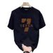 Men's Clothing Short Sleeved Ins Pure Cotton Summer New Men's Printed T Shirt Trendy Men And Women All Match Round Neck T Shirt Men_viptrois.com