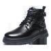 Men's Shoes Large Size Black Martin Boots Men's British Style Work Boots Outdoor Trendy Shoes Mid Cut Leather Boots Men's Autumn Leisure_viptrois.com
