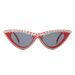 Trendy triangular glasses, fashionable and exaggerated with sunglasses, cat eye patch diamond sunglasses_viptrois.com
