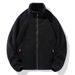 2025 Fashion Outerwear Men's Stand Collar Pure Color Long Sleeve Casual Loose Keep Warm Thick Double-Sided Fleece Sweatshirts L-5XL_viptrois.com