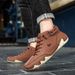 European Warm Series Top Layer Cowhide High-top Martin Cotton Shoes Octopus Autumn Winter Fleece-lined Unisex Outdoor Ankle Boots_viptrois.com