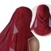 PEARL BREEZE - Malaysian Style Headscarf & Cap Set (Pearl Accent Chiffon Scarf, Hot Seller)_viptrois.com