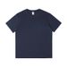 A Man In A Pure Cotton Short-sleeved T-shirt, A Loose And Casual Round-neck Solid-color Base Shirt_viptrois.com