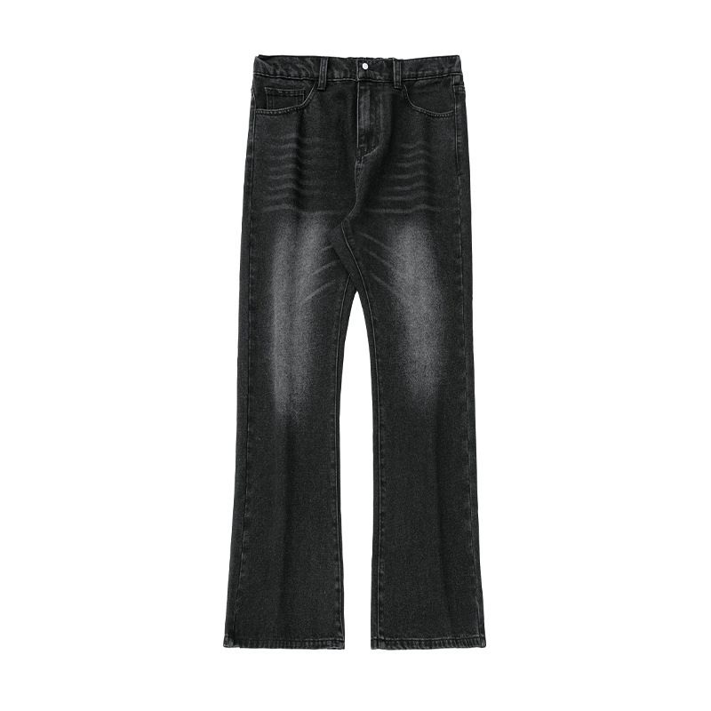 Men's Clothing Retro Washed American Flared Jeans Men's 25 Spring And Summer New Trousers Trendy Brand Loose High Street Retro Flared Pants_viptrois.com