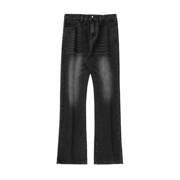 Men's Clothing Retro Washed American Flared Jeans Men's 25 Spring And Summer New Trousers Trendy Brand Loose High Street Retro Flared Pants_viptrois.com
