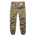 Men's Clothes Men's Overalls Solid Color Men's Large Size Multi-pocket Casual Fashion Men's Pants_viptrois.com