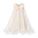 Girls Princess Dress Summer Children's 2025 New Little Girl Stylish Fluffy Yarn Dress Summer_viptrois.com