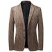 Men's Clothing autumn new men's casual suits anti wrinkle and ironing corduroy Korean style small suit tops suits_viptrois.com