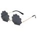 Flower Frameless Sunglasses - European & American Style (Shell Pattern, Catwalk & Street Fashion Trend Glasses)_viptrois.com