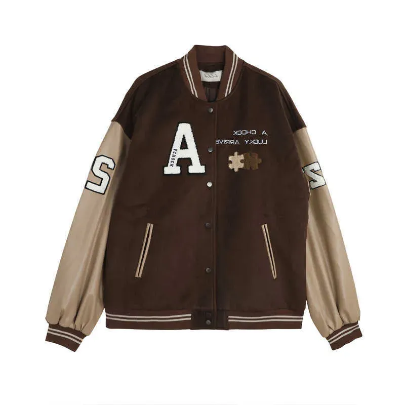 Men's Jackets Spring Autumn Hip Hop Baseball Men Women Embroidery Letter Streetwear Jacket Fashion Vintage Windbreaker_viptrois.com