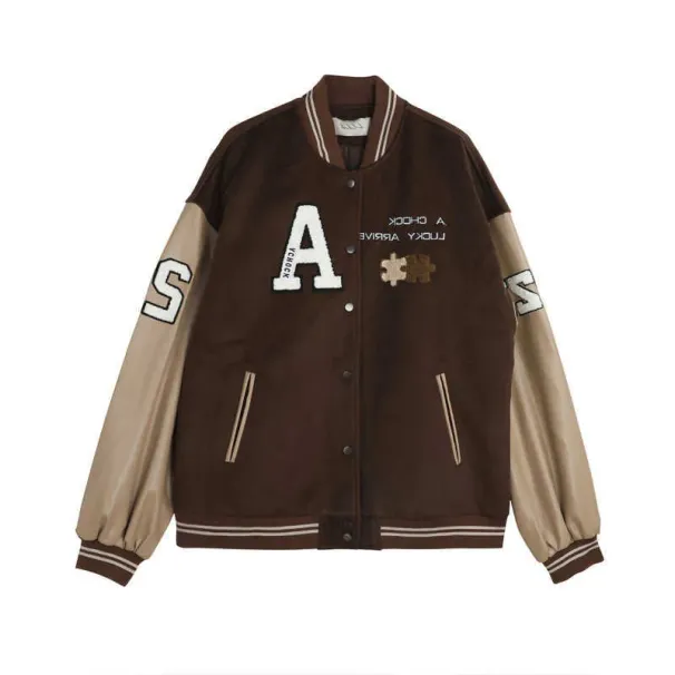 Men's Jackets Spring Autumn Hip Hop Baseball Men Women Embroidery Letter Streetwear Jacket Fashion Vintage Windbreaker_viptrois.com