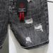 Men's Clothing Summer Thin Gray Ripped Denim Shorts Men's Style Slim Stretch Shorts Trendy Retro Pants_viptrois.com