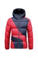 Men's Lightweight Winter Jacket With Graphene Lining, Contrast Color Design, Thickened Hooded Zip-Up Coat For Casual & Outdoor Activities_viptrois.com