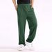 Clothing New Casual Men's Home Straight Sweatshirt Solid Color Loose Trousers_viptrois.com