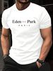 Men's Fashion Short-sleeved T-shirts Summer Slim-fit 100%Pure Cotton Printed T-shirts Trendy Casual Versatile Tops_viptrois.com