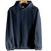 Cross-Border Clothing European And American Plus Size Autumn Winter Casual Thick Jacquard Patchwork Hooded_viptrois.com