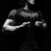 Breathedivinity Men's T-Shirt American Dark Style Sports Fitness Quick-Dry Breathable Compression Short Sleeve_viptrois.com