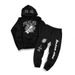 Trendy 3D Star Print Hoodie & Pants Set - Unisex Casual Streetwear For Spring & Autumn_viptrois.com