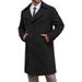 Loom Loom Cross-Border Autumn Winter New European And American Trench Coat Men's Double-Breasted Mid-Length Woolen Overcoat_viptrois.com
