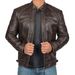 Men's Clothing Leather Jacket Men's Youth Stand Collar Punk Men's Motorcycle Leather Jacket_viptrois.com