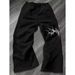 Men's Clothing Lightning Print Casual Trousers For Men, Trendy Straight Leg Sporty Versatile Long Trousers, Hot Selling Foreign Trade, Ready To Ship._viptrois.com