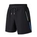 Men's Quick Drying Loose Fitting Sports Casual Shorts European Size Thin Ice Silk Five Point Length Beach Pants_viptrois.com